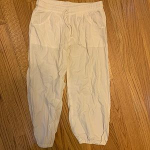 white cotton beach/casual pants
